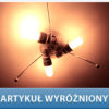 minimalistyczna lampa